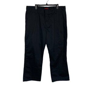 Tesla Black Workwear Pants Womens 20x30 Stretch Mid Rise Utility Trousers‎